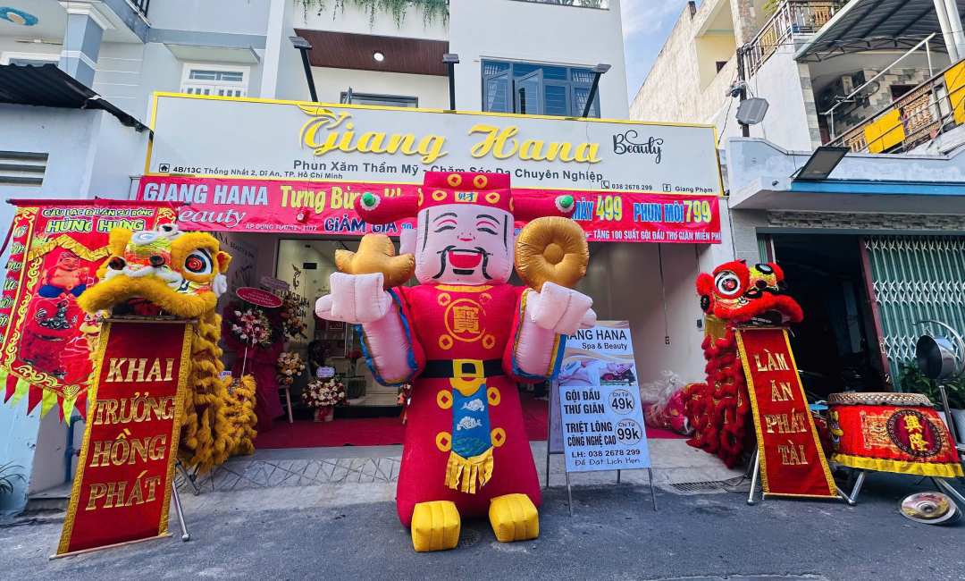 Múa Lân Khai Trương Tại Dĩ An